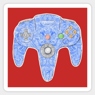 Gamepad SixtyFour - Blue Sticker